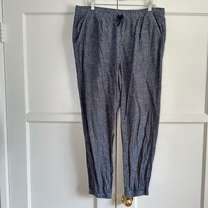 Patagonia Women's Island Hemp Organic Cotton Beach Pants Jogger Sz L